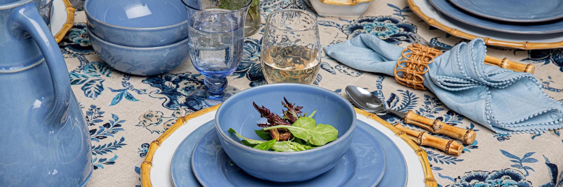 Puro Chambray and Bamboo are a classic combination that will never go out of style.