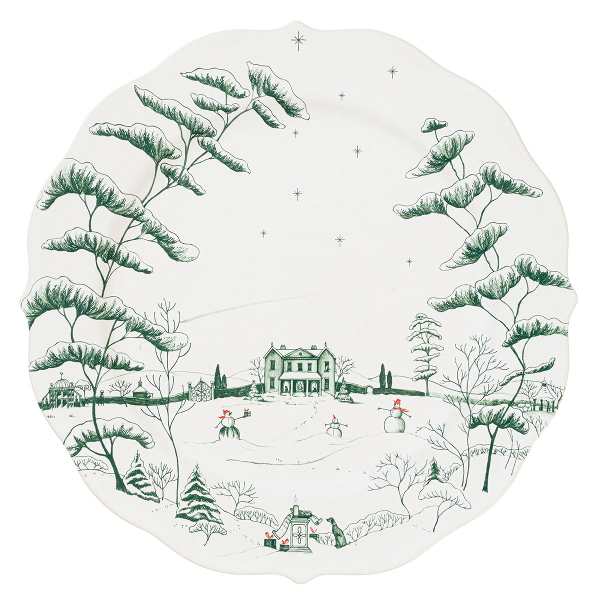 Country Estate Winter Frolic Charger - Evergreen – Shop Juliska