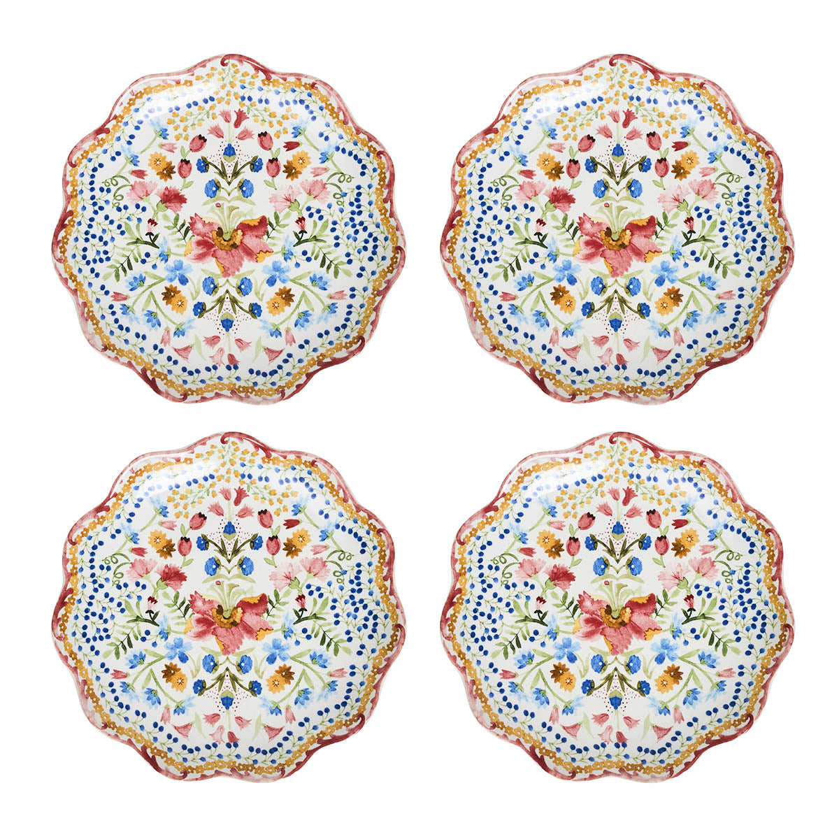 Sofia Side/Cocktail Plate Set/4 - Multi – Juliska