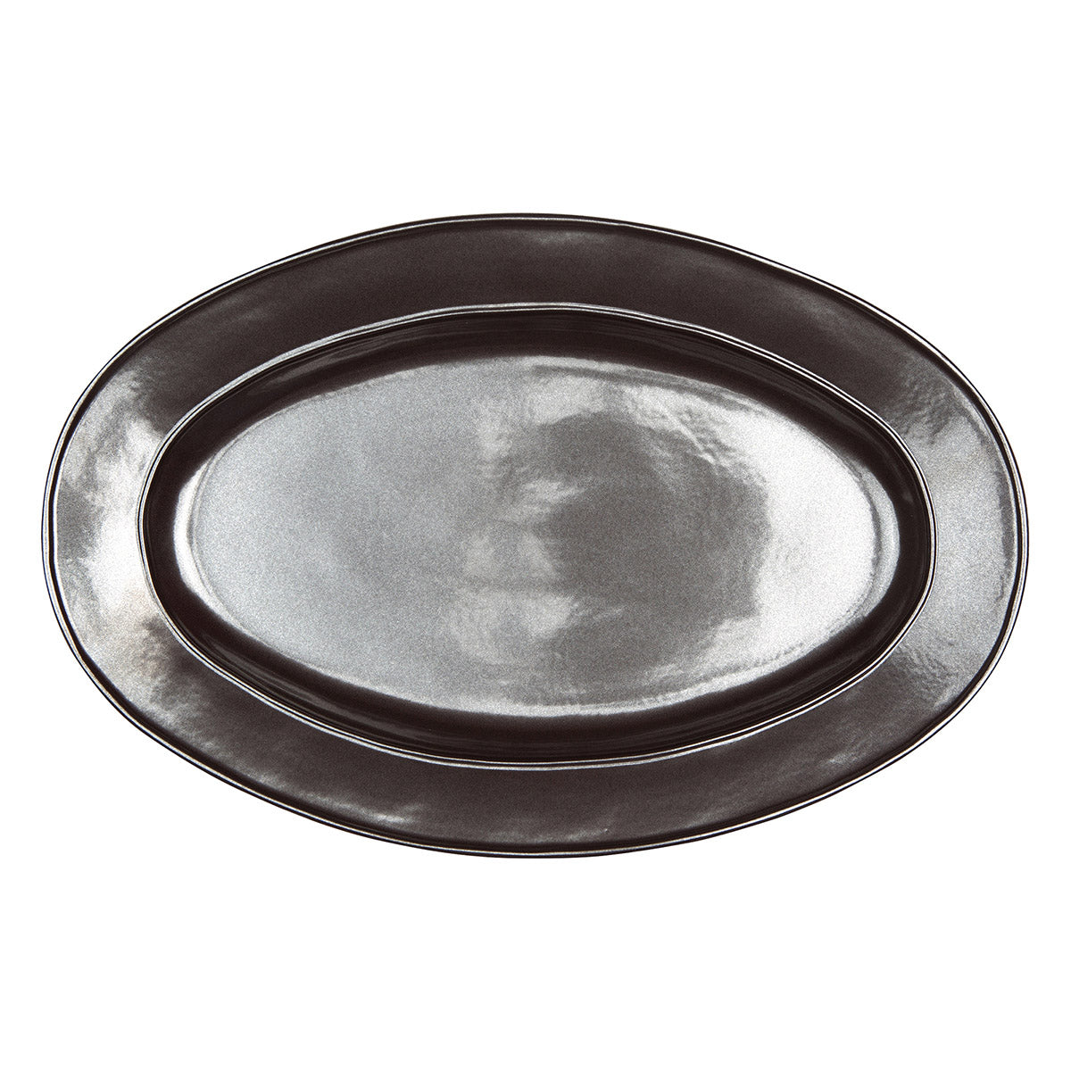 Pewter Stoneware 15 in Oval Platter – Juliska