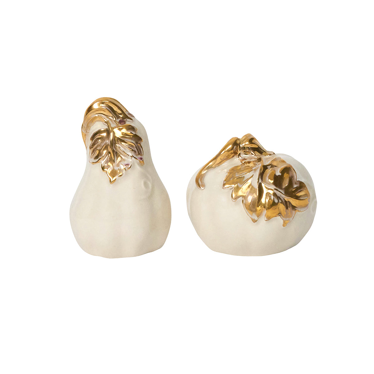 Forest Walk Pumpkin Salt & Pepper Shakers - Gold – Juliska