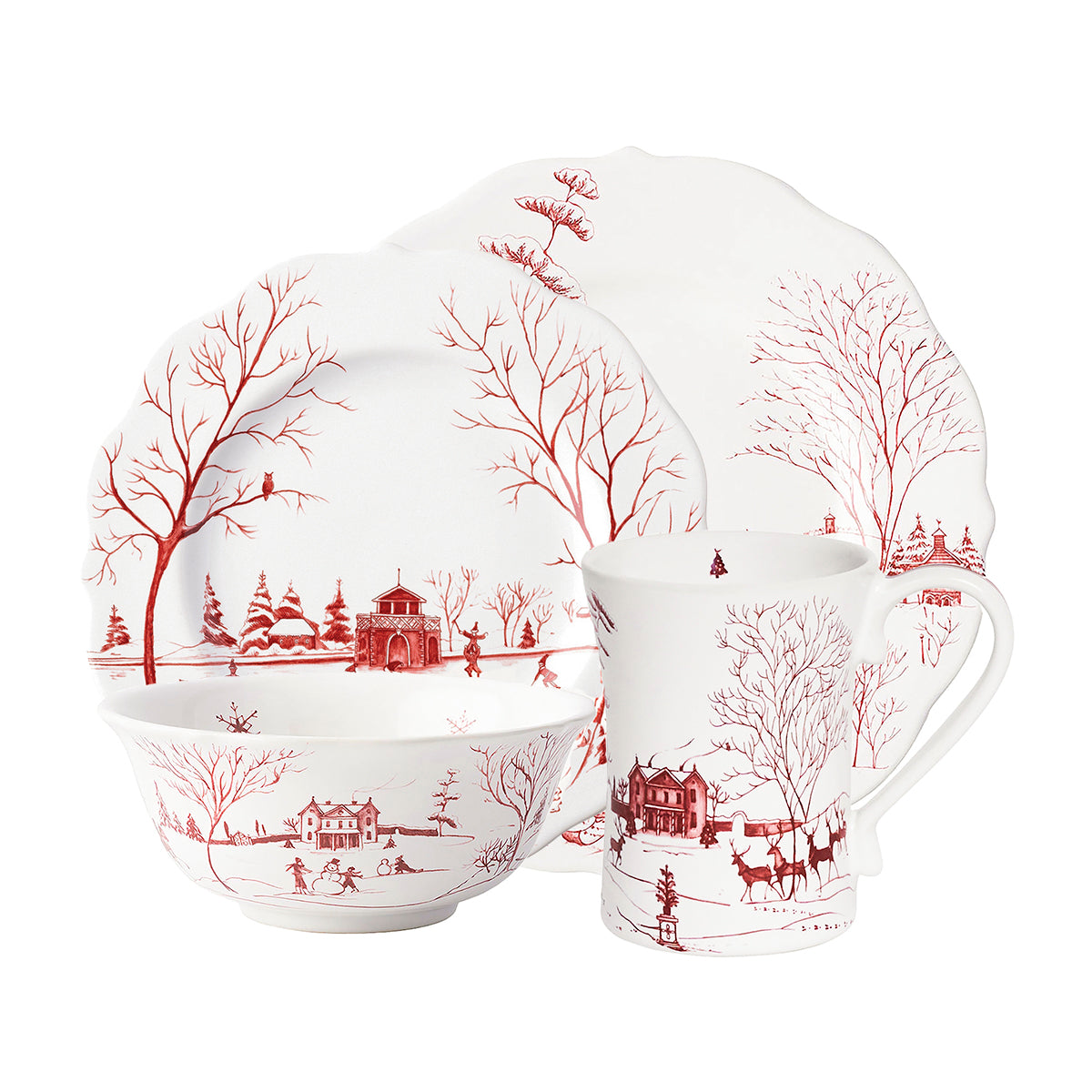 Country Estate Winter Frolic Dinner Plate | Evergreen CE01/29
