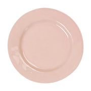 Puro dinner plate colored a pink blush.
