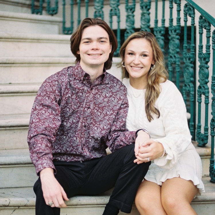 Natalee and Hunter engagement photo.