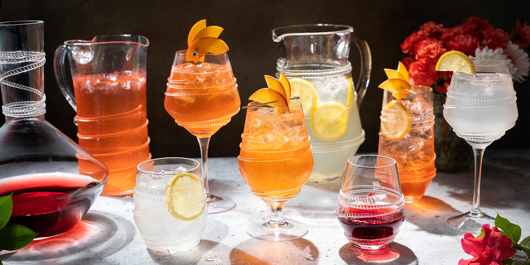 We’ve stirred up a custom cocktail to celebrate our new Chloe glassware collection - introducing the Parisian Peach Sparkler!