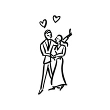 Couple illustration.
