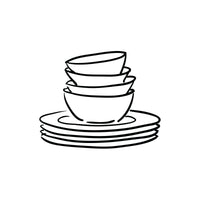 Product Illustration of Plates and Bowls