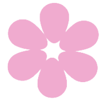 Pink flower icon