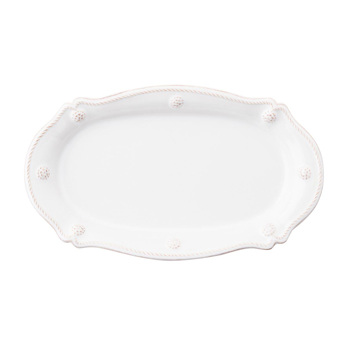 Juliska Berry & Thread Whitewash Round Dessert Plate - Elegant Ceramic Serving Plate - View #6