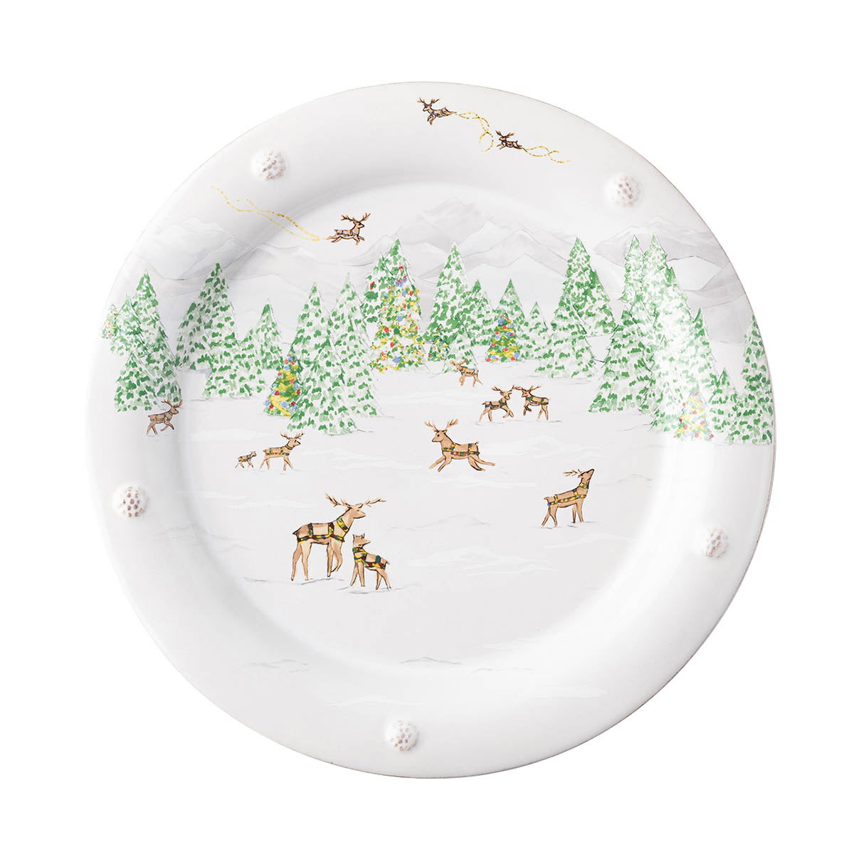 Shop Berry & Thread Dinner Plate - Northpole from Juliska. – Shop