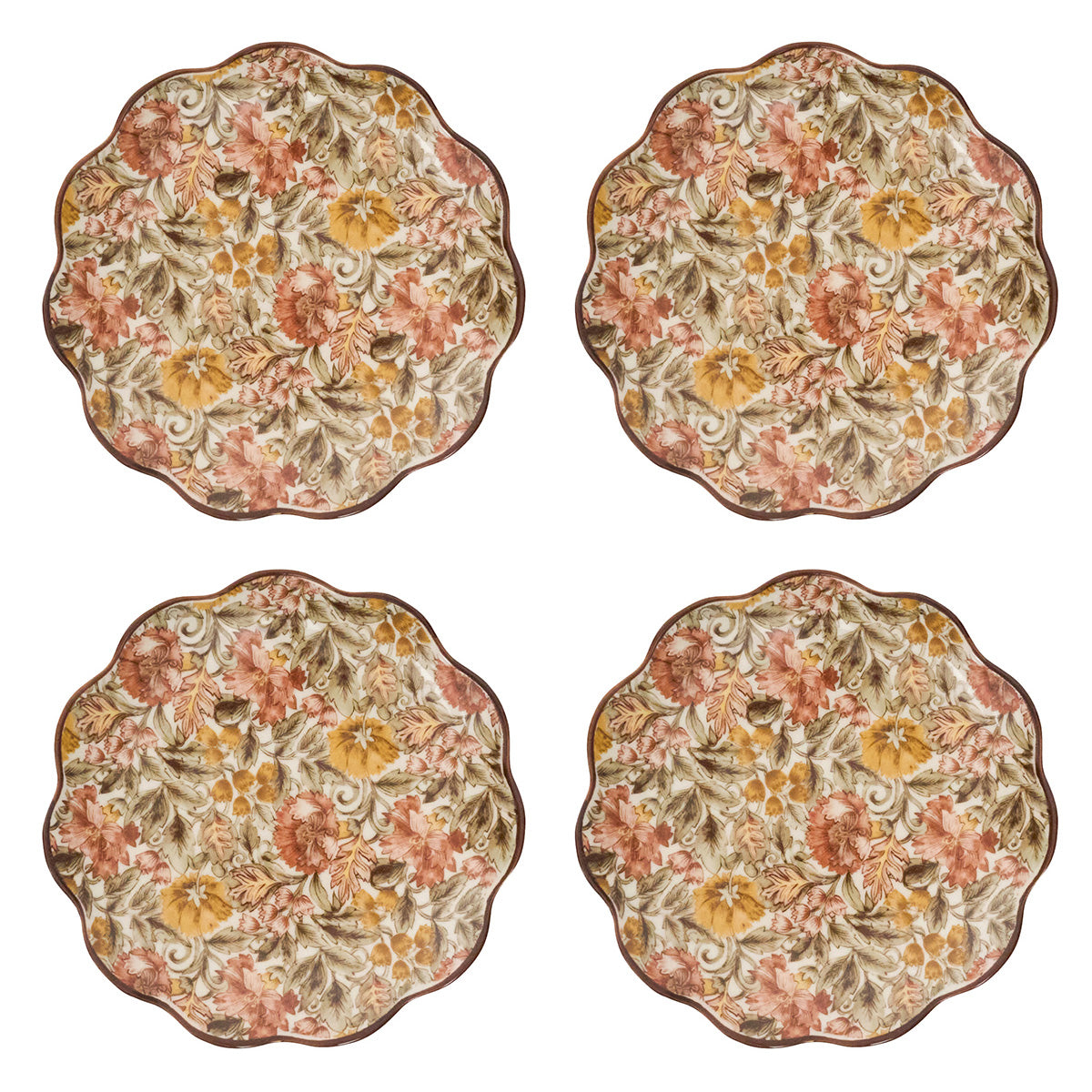 Willa Cocktail Plate Set/4 - Amber – Juliska