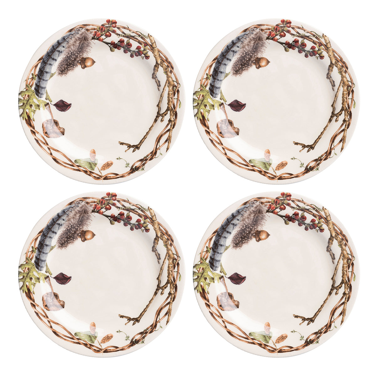 Forest Walk Party Plate Set-4 – Juliska