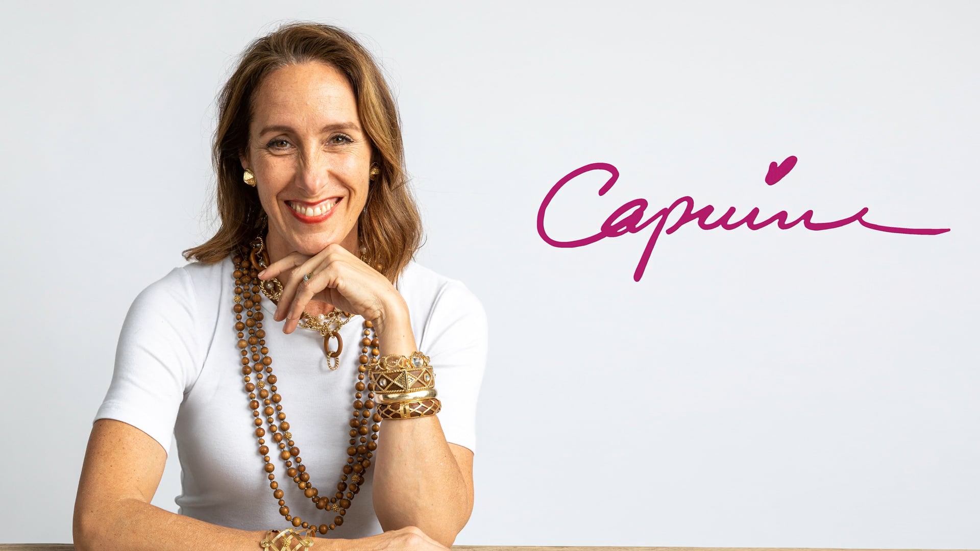 Load video: Capucine De Wulf Gooding, Juliska's Co-founder and Chief Creative Officer, shares the story and inspiration behind her namesake jewelry brand, Capucine De Wulf.
