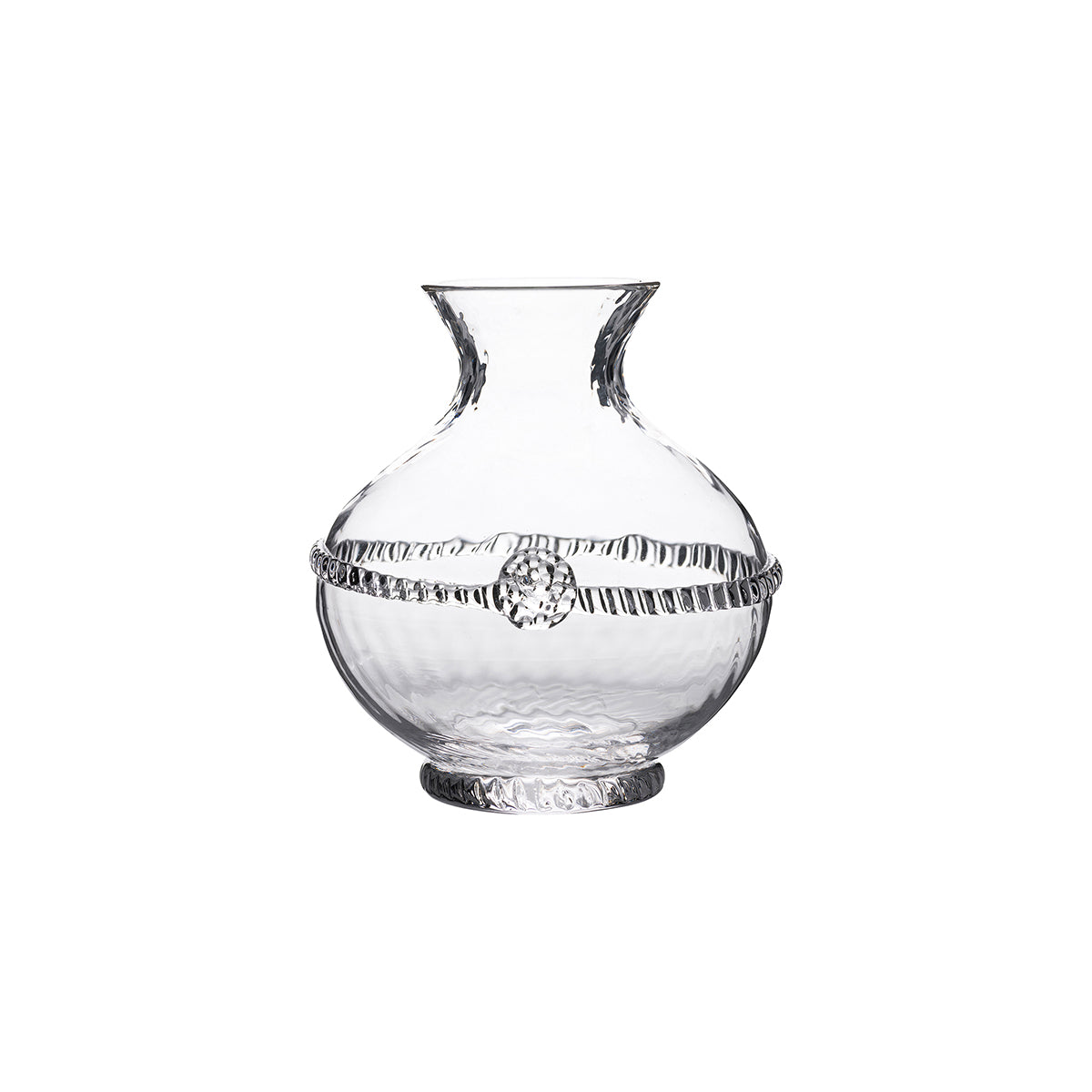 From our Graham Collection - Dapper as a country gentleman, this rotund vase in cinched with a thread and fastened with a berry. Adds a touch of refinement to wildflowers brought inside after a stroll through a meadow. This item comes pre-boxed for chic and easy gift-giving.