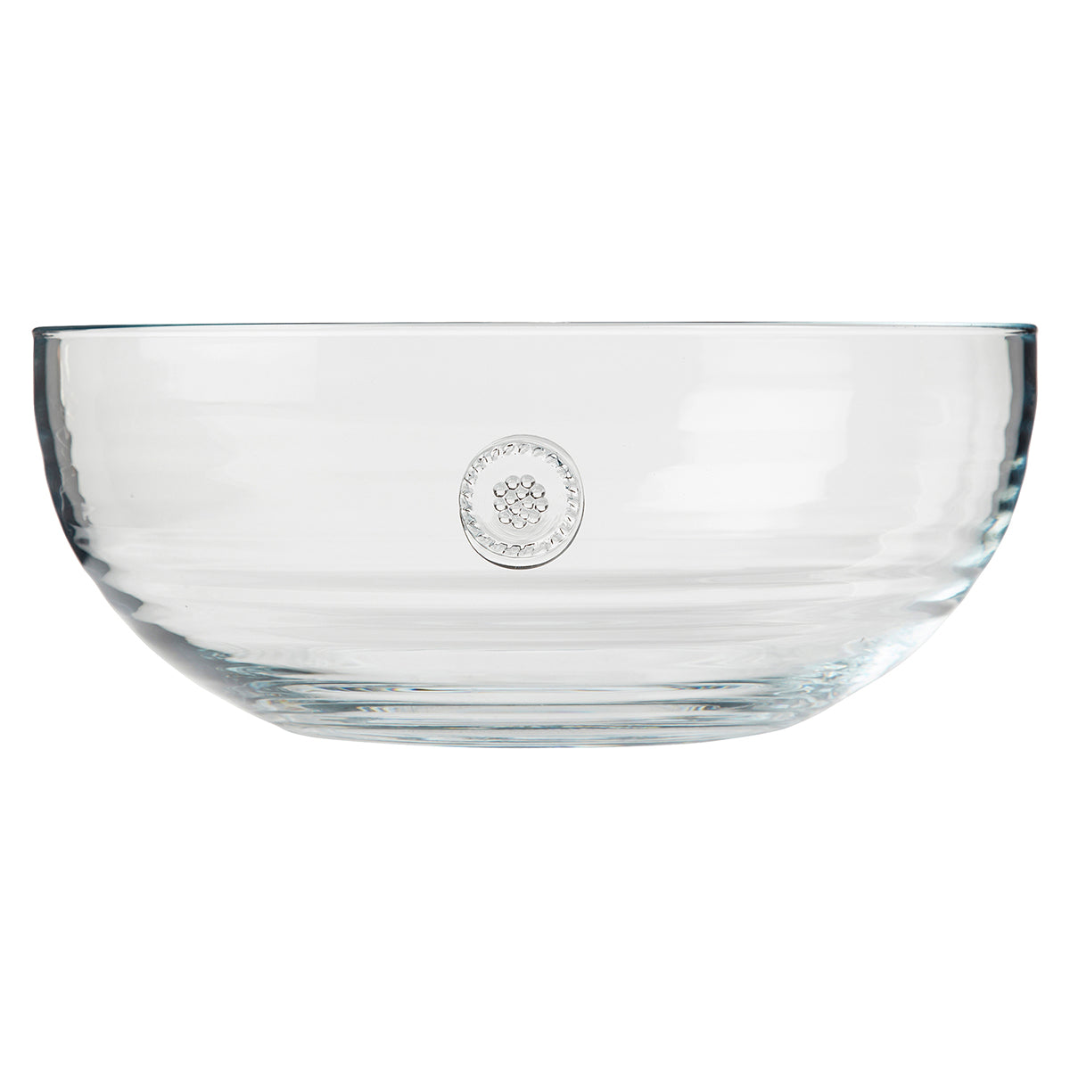 From our Berry & Thread Collection - A sparkling statement, our versatile mouth blown Berry & Thread bowl makes a grand centerpiece or a serving piece.