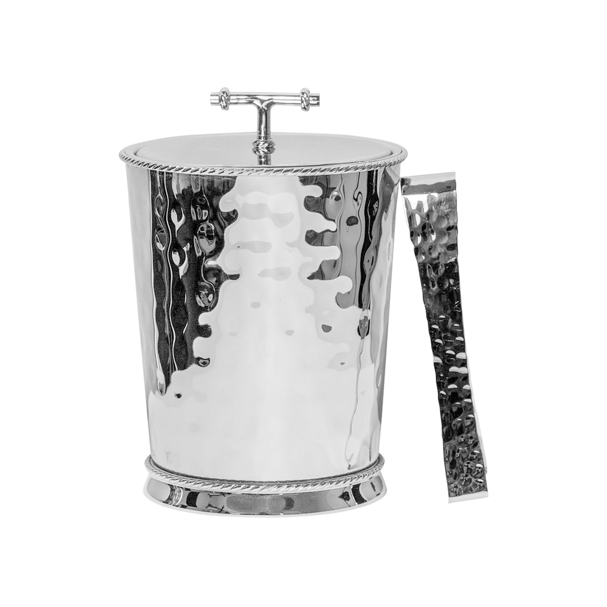 Barski -Glass- Ice Bucket- Wine Cooler - 8 H - Glass - with 2 Handles - Clear - Made in Europe Barski -Glass- Ice Bucket- Wine Cooler - 8 H - Glass - with 2 Handles - Clear - Made in Europe