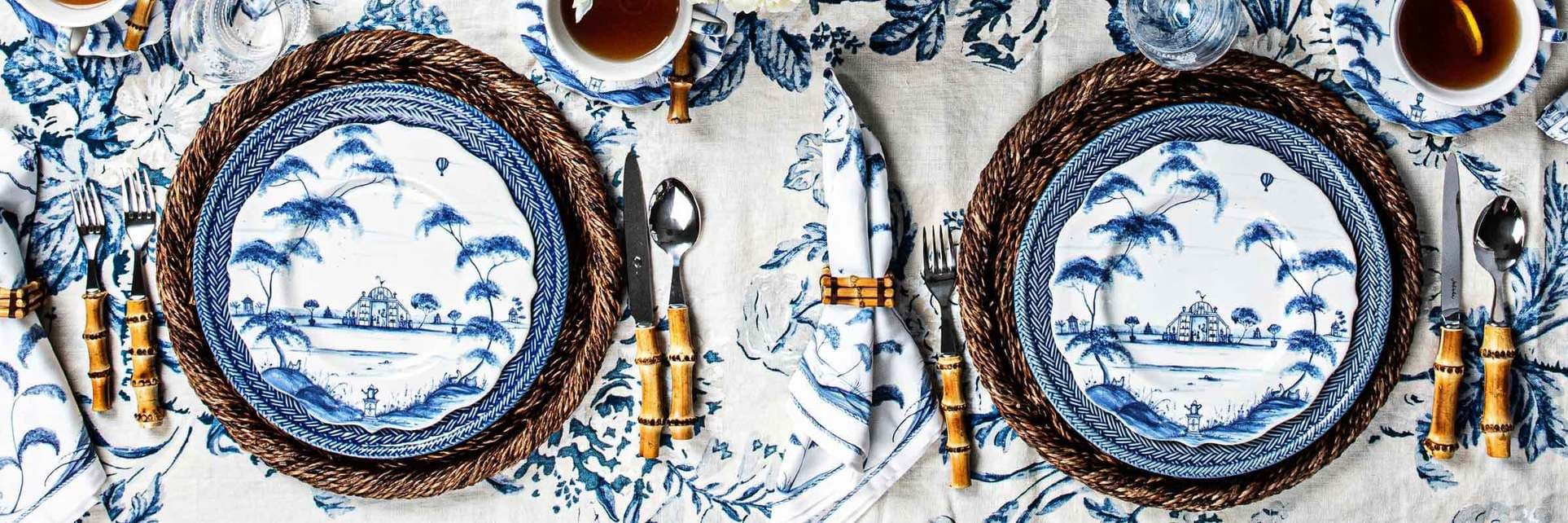 Country Estate Delft Blue