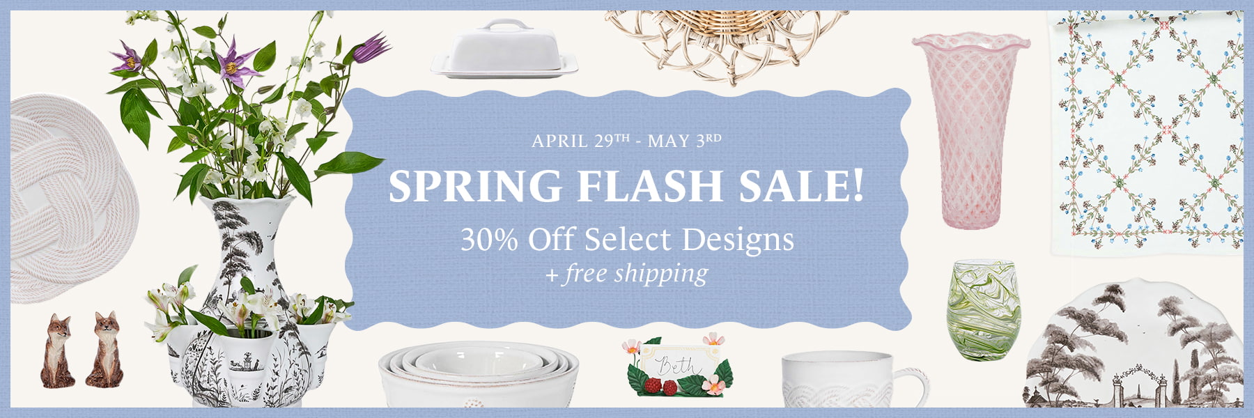 Spring Flash Sale