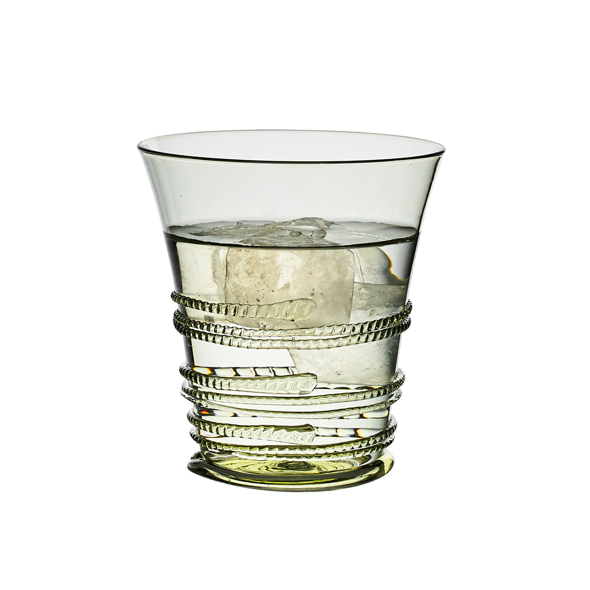 Ella Small Tumbler - Green - styled table setting view