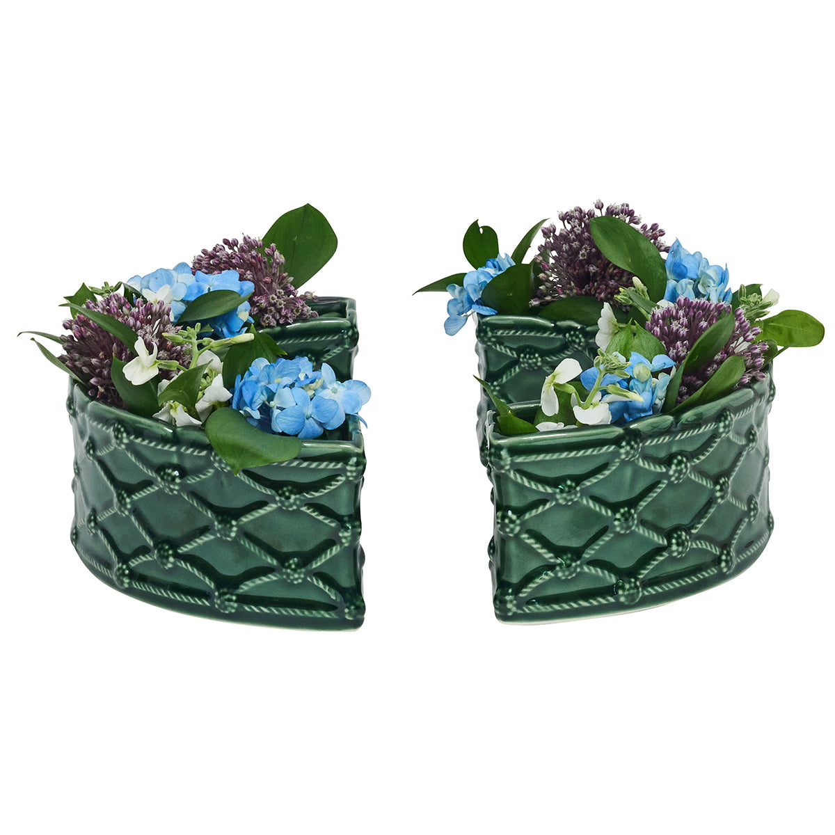 Berry & Thread Petite Parterre Garden Half Circle Vase Set/2