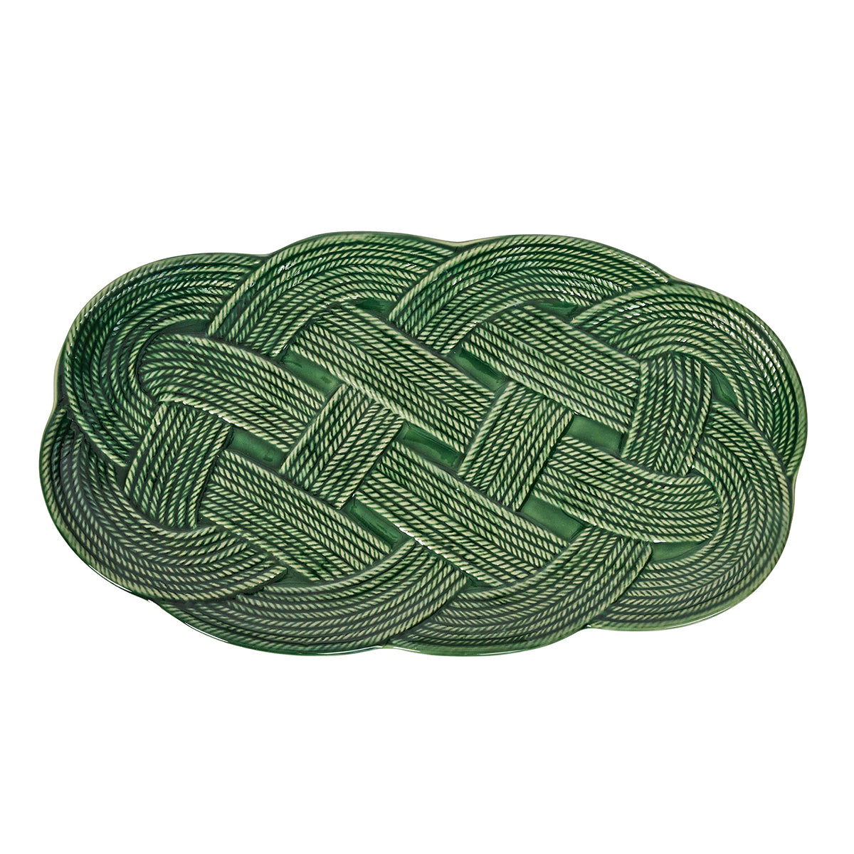 Le Panier Mystic Knot 15" Hostess Tray - Basil - Basil