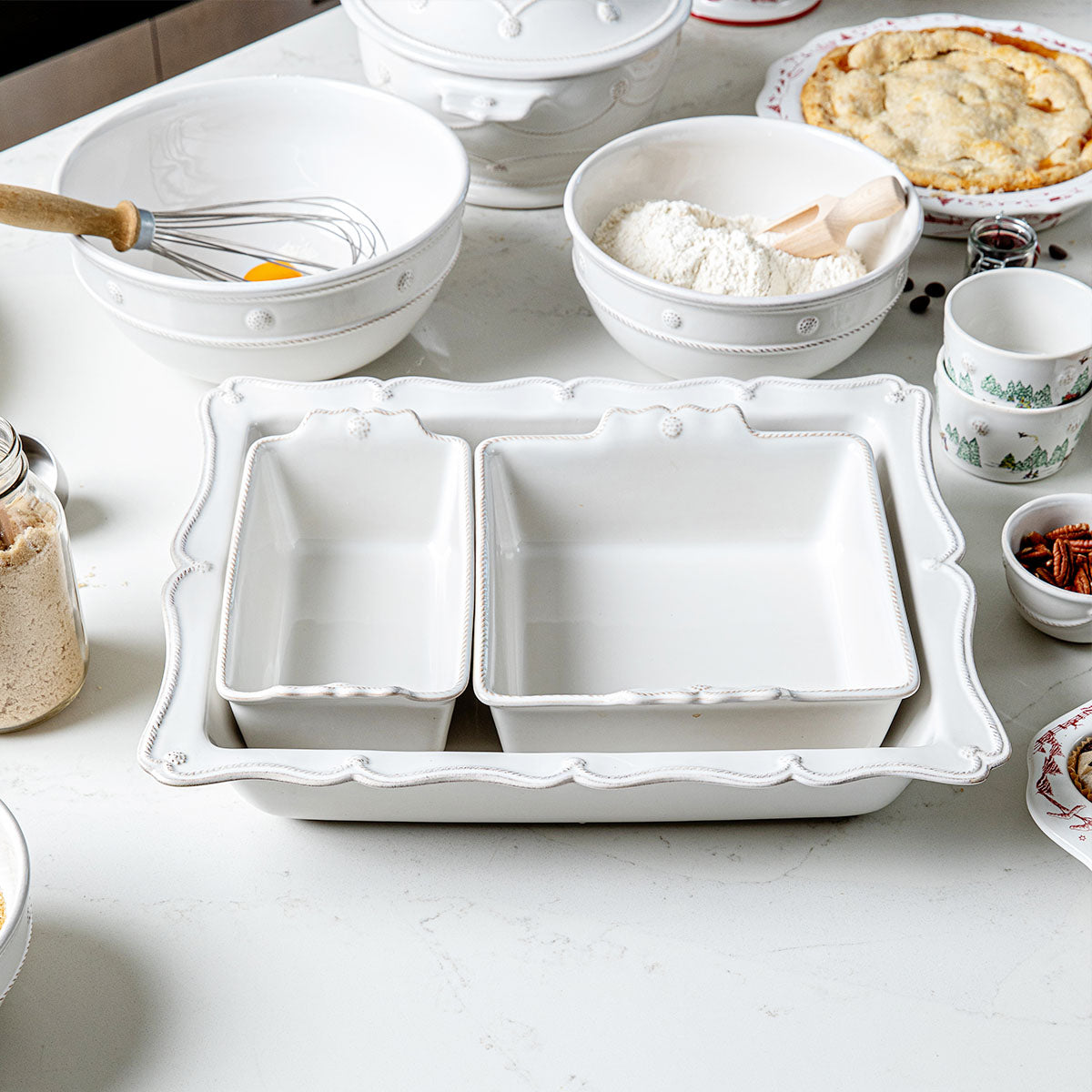 Berry & Thread Baking Set/3pc - Whitewash | Juliska