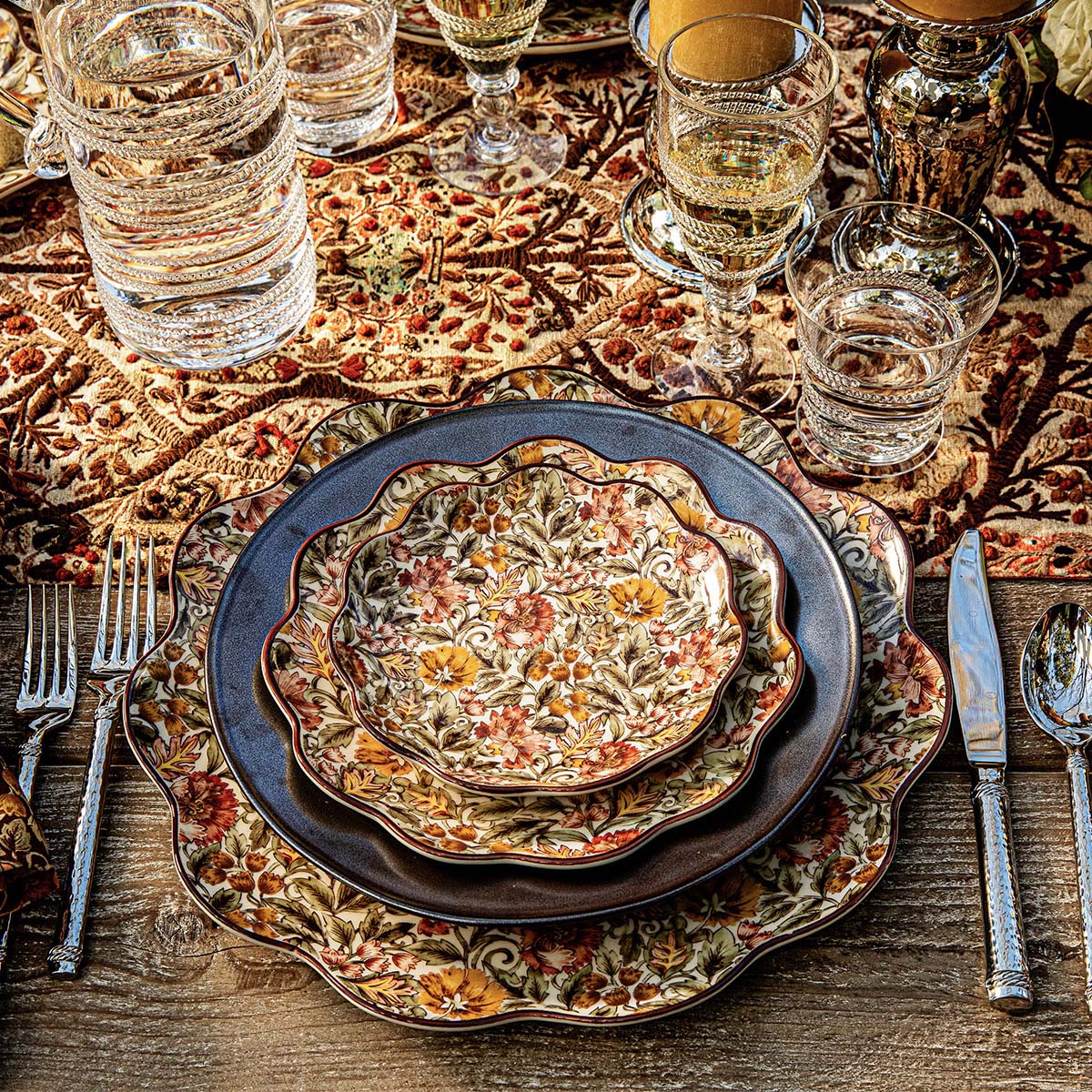 Willa Cocktail Plate Set/4 - Amber – Juliska