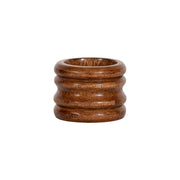A chic tableware accessory designed by Mother Nature, this hand-turned mango wood napkin ring complements absolutely everything, while adding gleaming texture, richness, and warmth to the table.