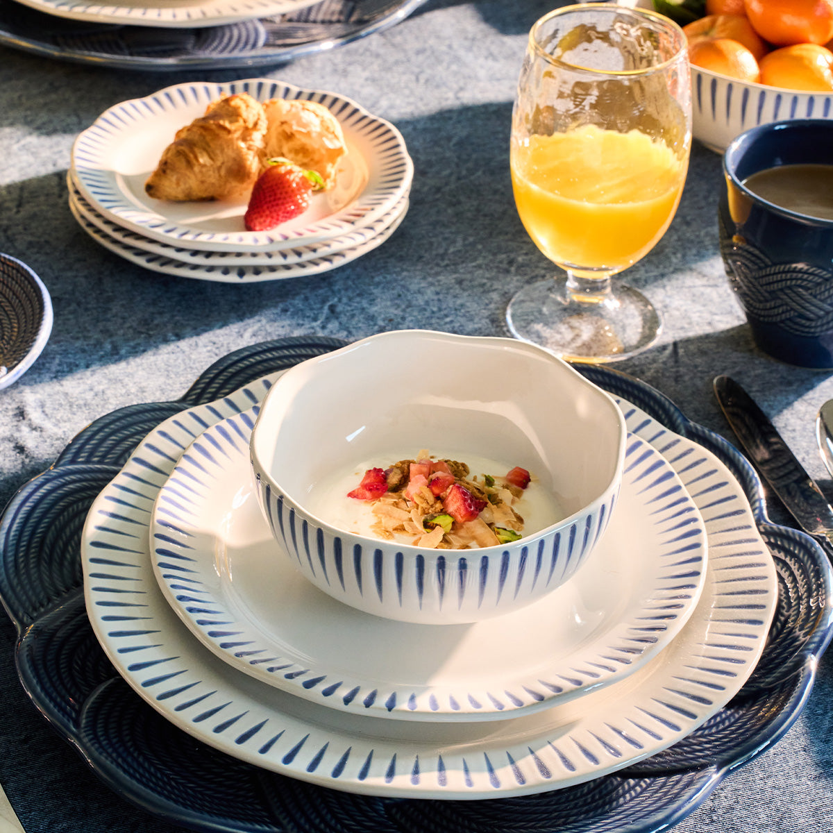 Sitio Stripe Dessert-Salad Plate - Delft Blue – Juliska