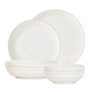 Bilbao 4pc Place Setting - Whitewash