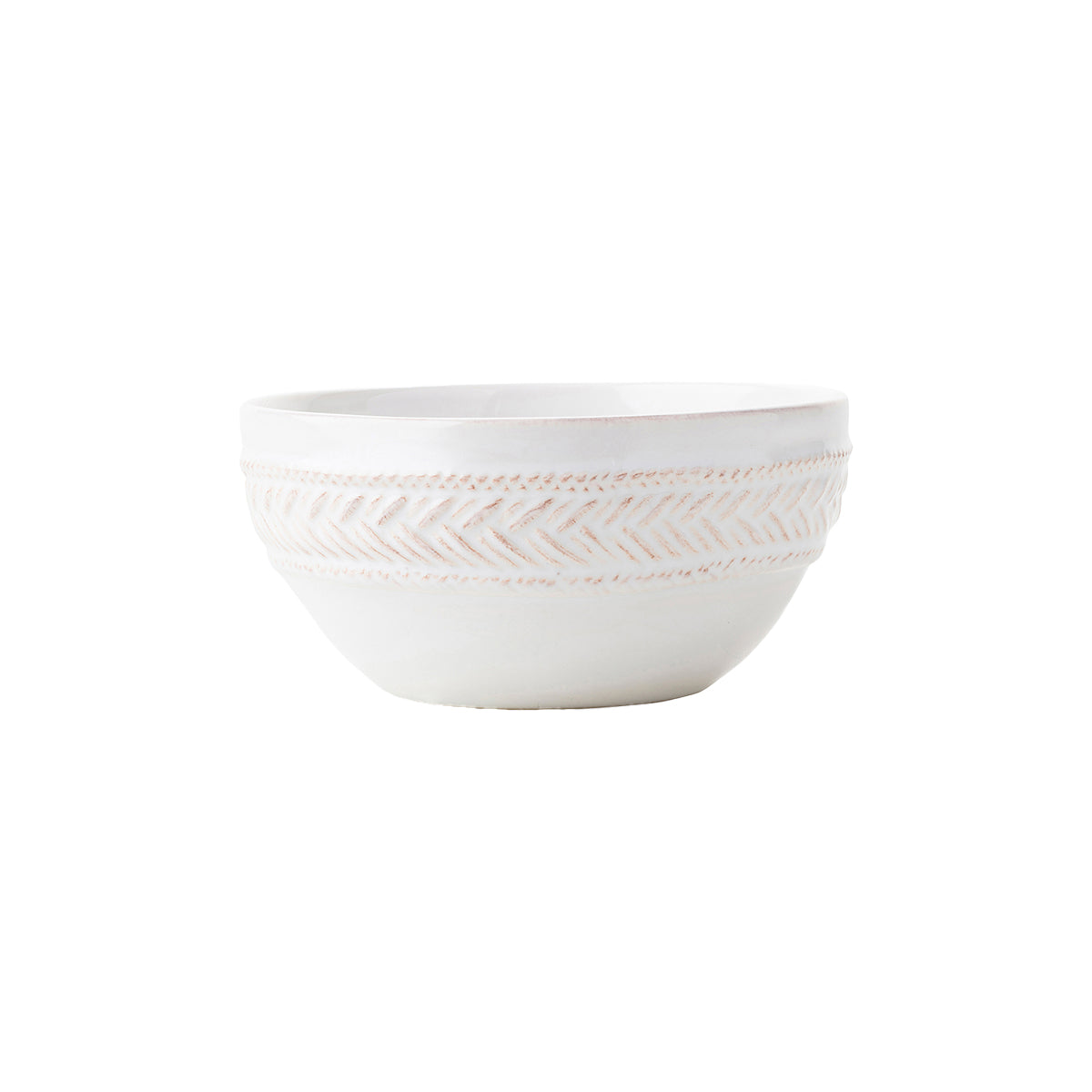 Perfect for your morning yogurt and granola or an evening indulgence of something fabulously sweet, this berry bowl with braided basket-weave trim is sure to become a daily staple.