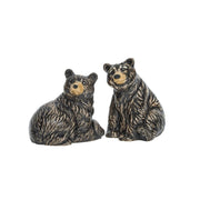 Clever Creatures Black Bear Salt and Pepper Shakers Set/2pc