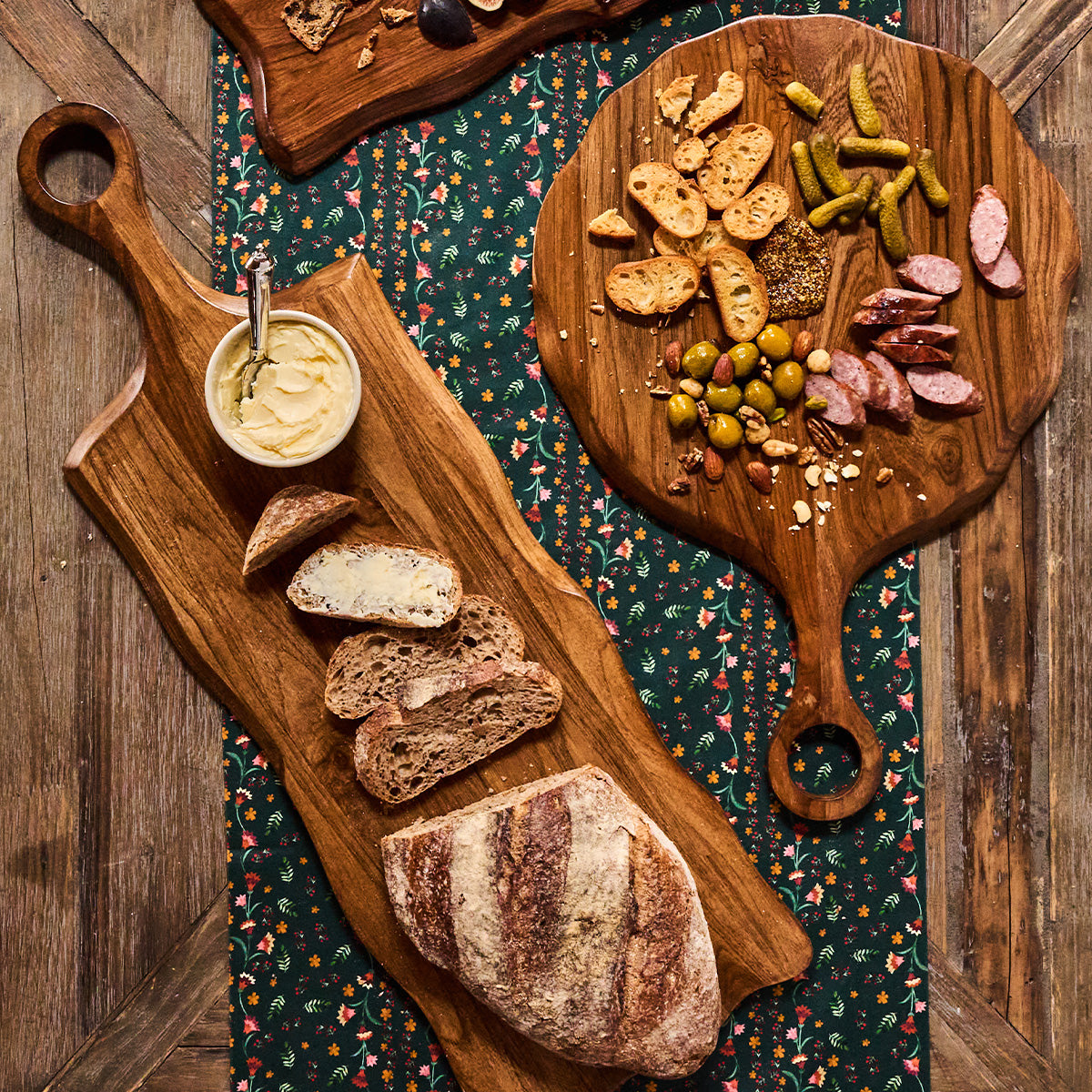 Puro Long Serving Board - Teak – Juliska