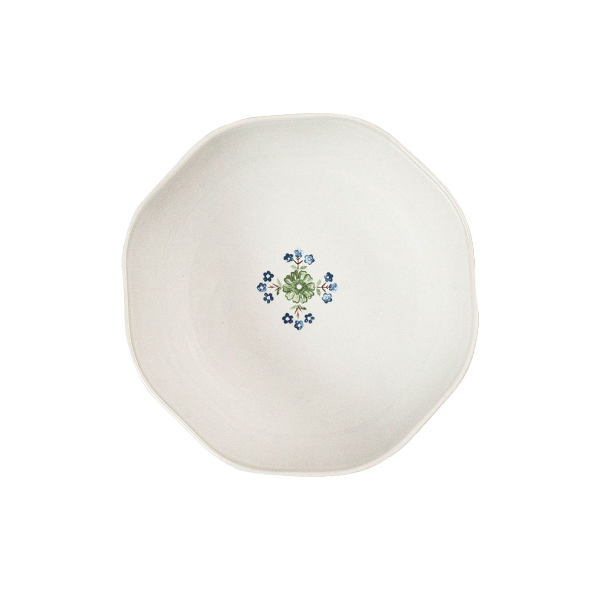 Villa Seville Cereal/Ice Cream Bowl - Chambray, detail view