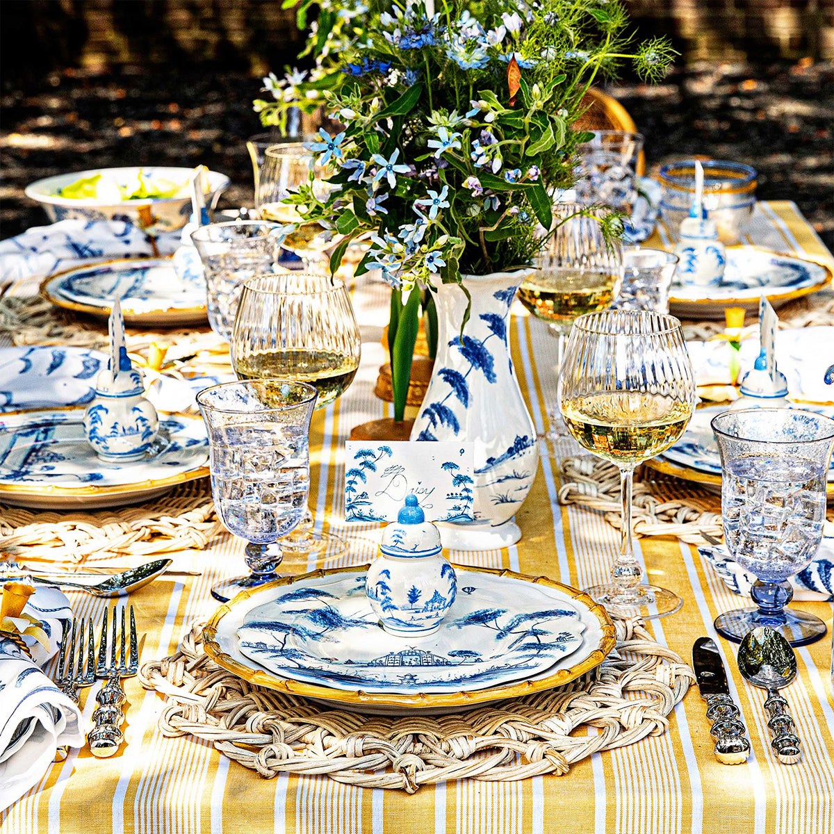Country Estate Place Card Holder Set/4 - Delft Blue – Juliska