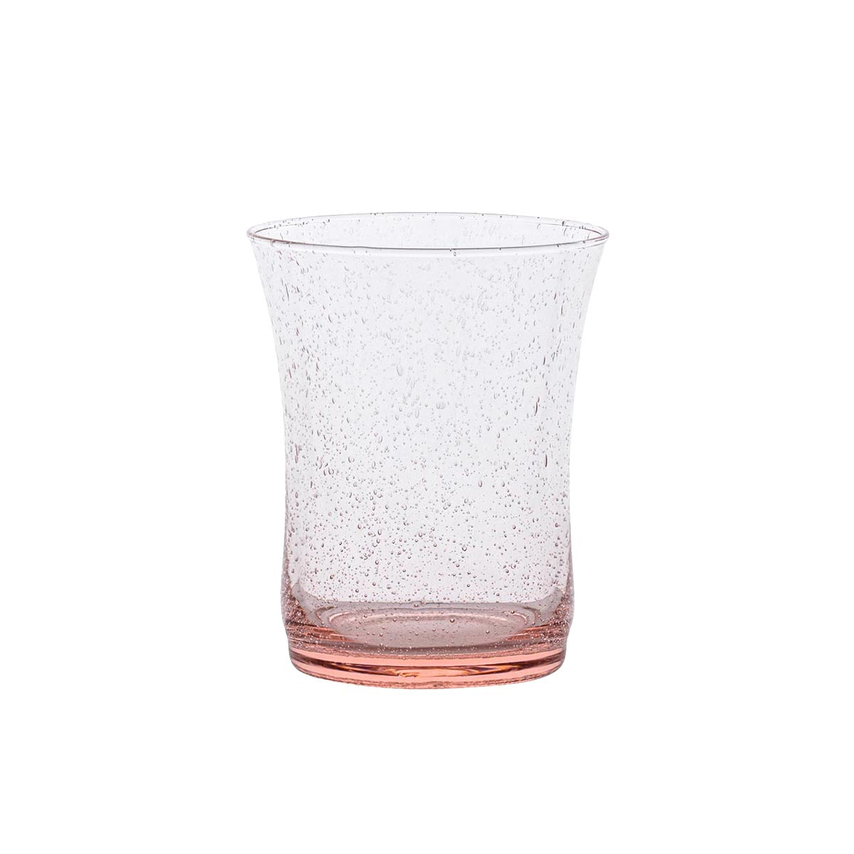 Inspired by the traditional bubbly glassware from Provence and of sturdy construction to make everyday drinking, effervescent. For water, wine, and everything in between, this mouth-blown tumbler is small in stature but large in sparkle - bringing a charming spirit of joie de vivre to every sip. Offered in four chic and versatile hues: Basil, Chambray, Blush, and Clear (we always love to add a pop of color to the table with colorful glass)!