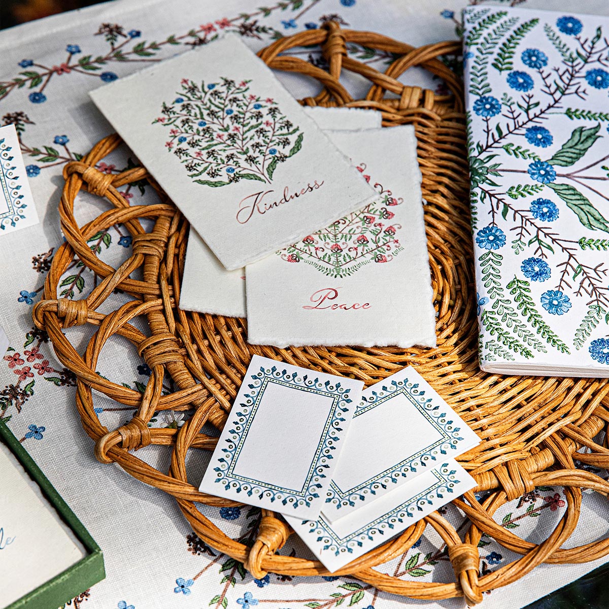 Villa Seville Place Card Set/12- Chambray – Juliska