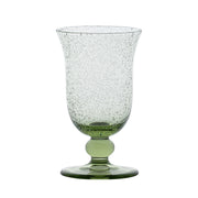 Inspired by the traditional bubbly glassware from Provence while making use of sturdy construction to make everyday drinking effervescent. For wine, water or a seasonal spritz (with or sans alcohol) this statuesque, mouth-blown goblet brings a charming spirit of joie de vivre to every sip. Offered in four chic and versatile hues: Basil, Chambray, Blush, and Clear (we always love to add a pop of color to the table with colorful glass)!