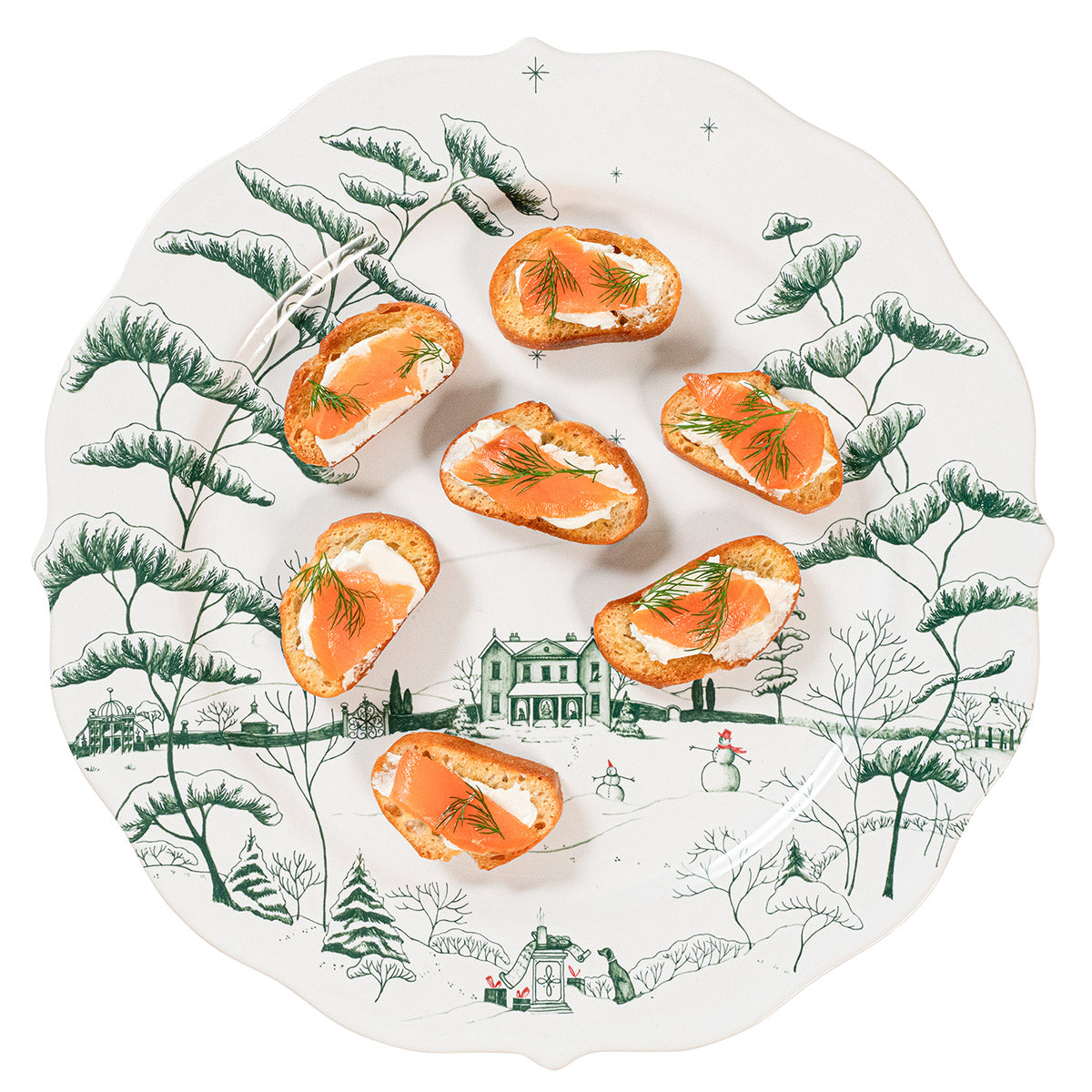 Country Estate Winter Frolic Charger - Evergreen – Juliska