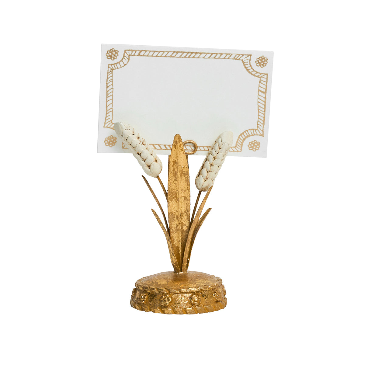Berry & Thread Place Card Set/12 - Gold - styled table setting view