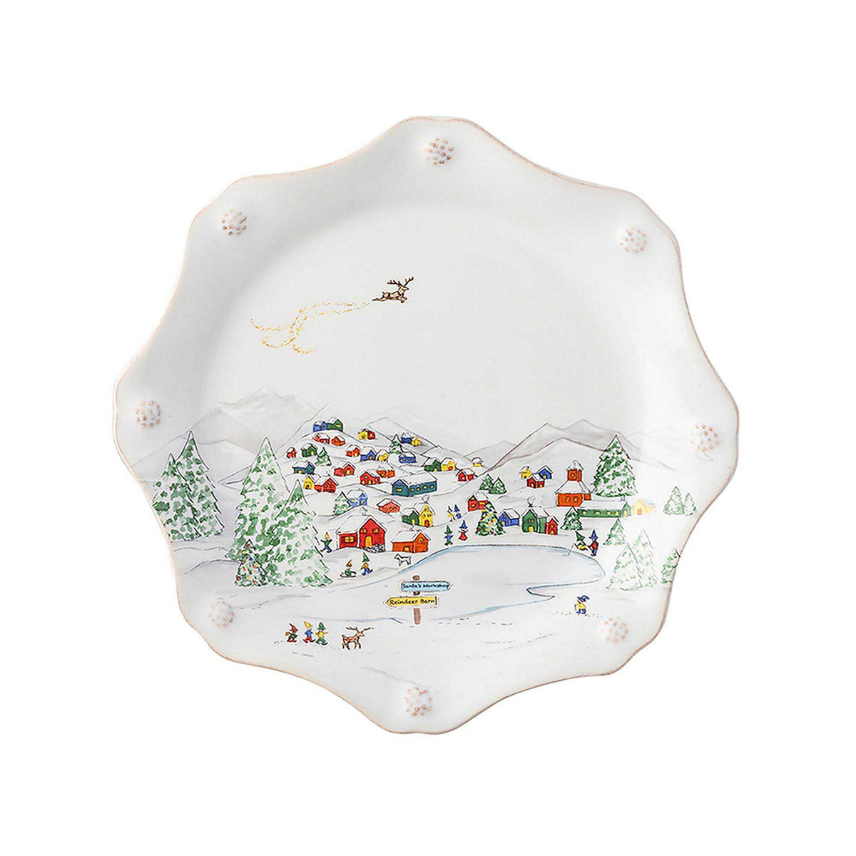 Berry & Thread North Pole 4pc Place Setting - alternate angle 