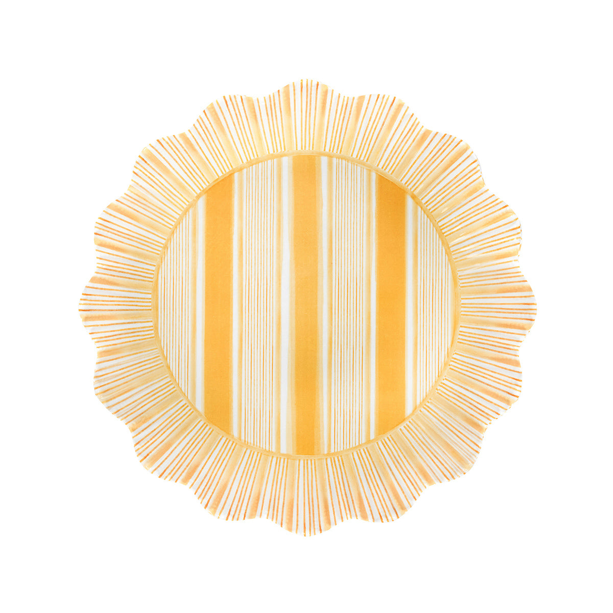 Cabana Stripe Melamine Dessert/Salad Plate Set/4 - Sunshine – Juliska