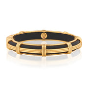 Gaia Petite Hinged Bangle, S/M - Ebony