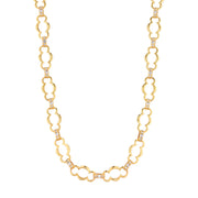 Maharani Grande Chain Necklace, 17"+2" - Clear Cubic Zirconia
