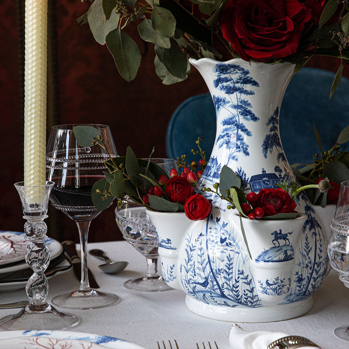 Country Estate Tulipiere Vase - Delft Blue | Juliska