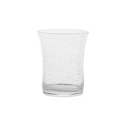 Inspired by the traditional bubbly glassware from Provence and of sturdy construction to make everyday drinking, effervescent. For water, wine, and everything in between, this mouth-blown tumbler is small in stature but large in sparkle - bringing a charming spirit of joie de vivre to every sip. Offered in four chic and versatile hues: Basil, Chambray, Blush, and Clear (we always love to add a pop of color to the table with colorful glass)!