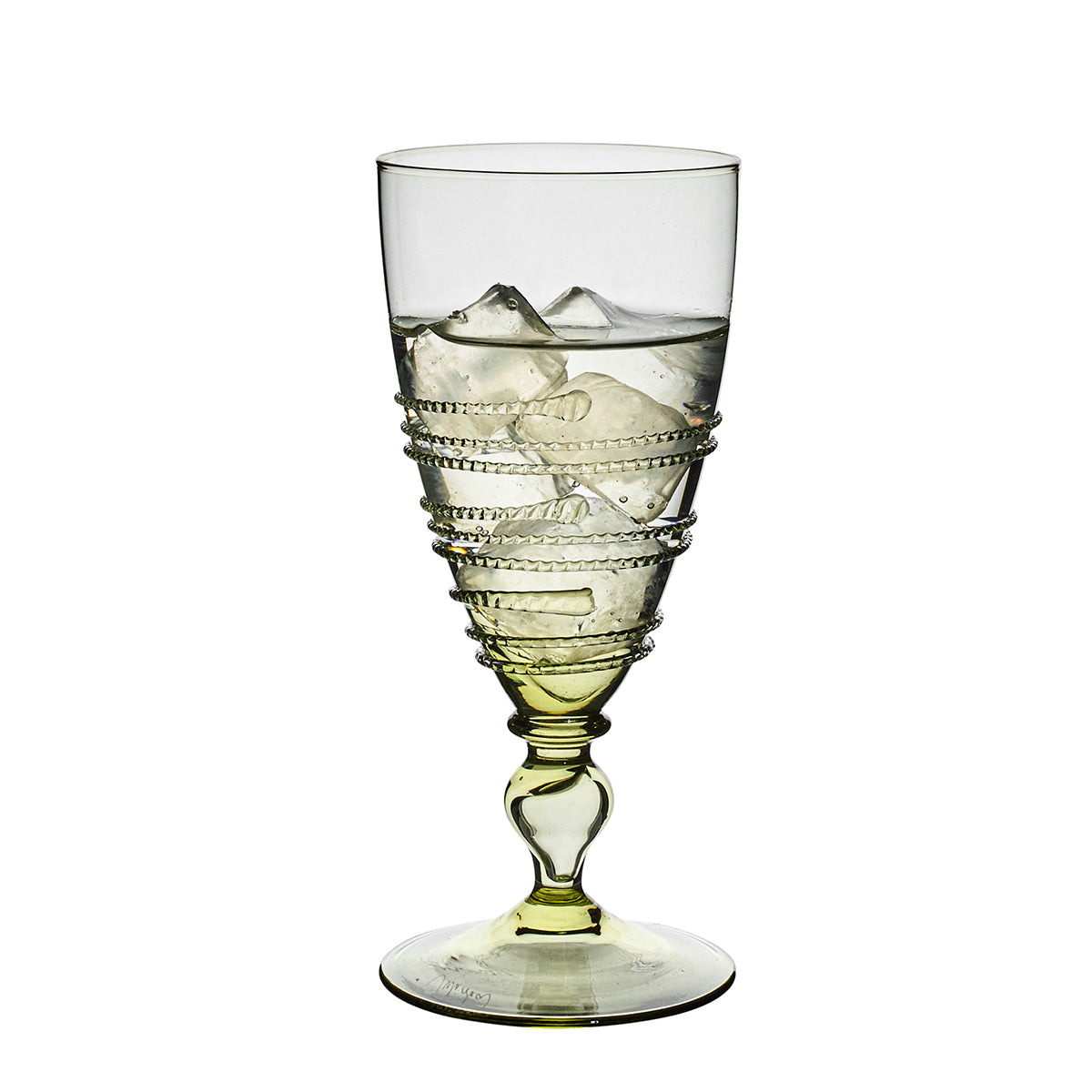 Ella Goblet - Green - styled table setting view
