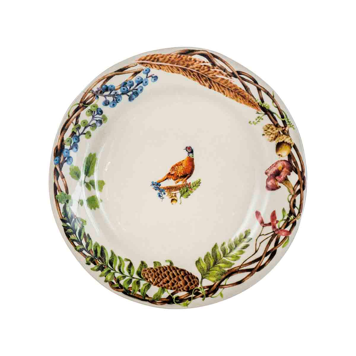 Forest Walk Animal Dessert/Salad Plate, Assorted Set of 4 | Juliska