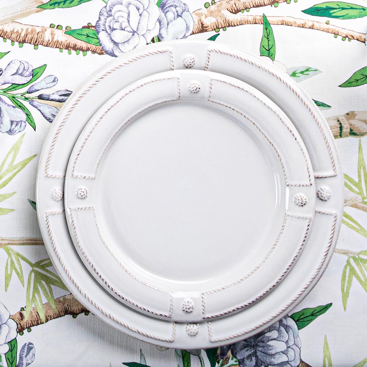 Berry & Thread French Panel Dinner Plate - Whitewash – Juliska