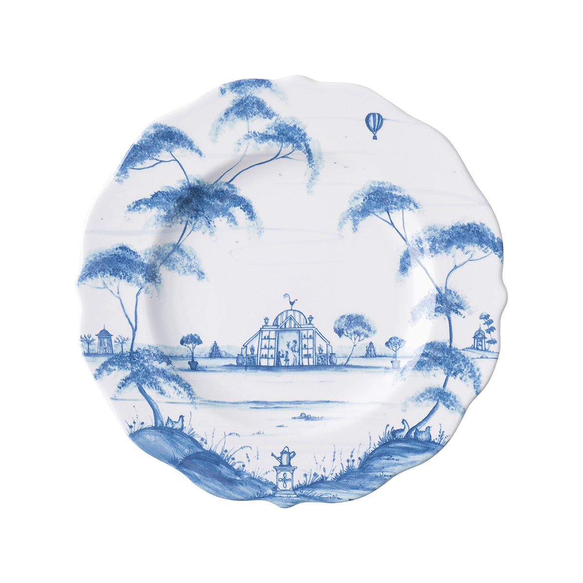 Country Estate 4pc Place Setting - Delft Blue - alternate angle